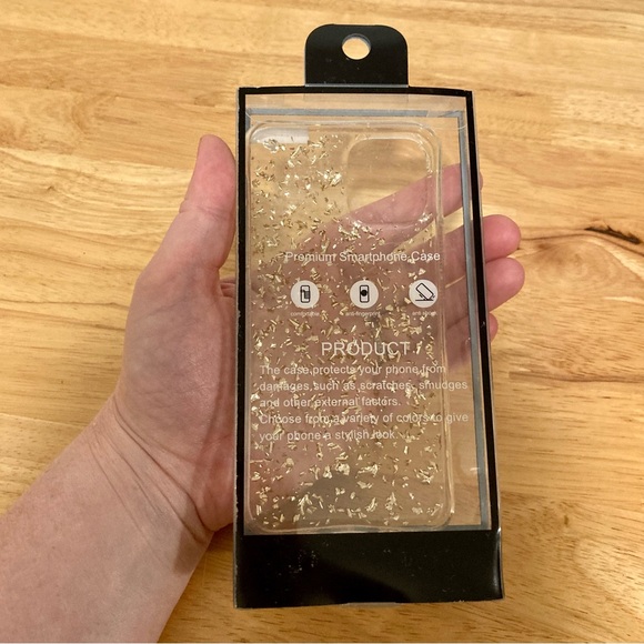 Premium Gold Flake Smartphone Case for iPhone 11 Pro New Old Stock - Picture 2 of 14